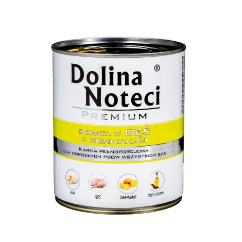 DOLINA NOTECI Premium Rich in goose with potatoes - Wet dog food - 800 g