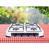 Promis KG400B hob Black Countertop Gas 4 zone(s)