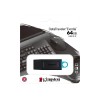 KINGSTON 64GB USB3.2 Gen1 DT Bk+Teal
