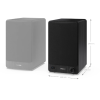 Sharp CP-SS30 Bookshelf Speakers, Black | Sharp | Speakers | CP-SS30(BK) Bookshelf | 60 W | Bluetooth | Black | Wireless connection