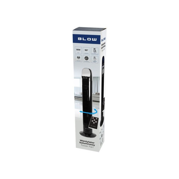 Column fan 90W LCD + remote ...