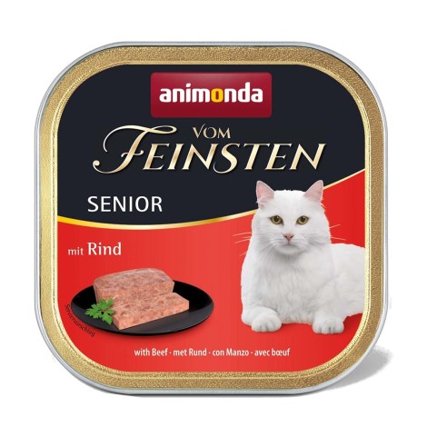 ANIMONDA Vom Feinsten Senior Cat flavour: beef 100 g