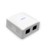 CABLE ACC MOUNT BOX CAT6 UTP/2P NCAC-2U6-01 GEMBIRD