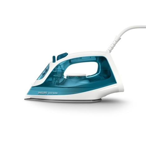 Philips Steam Iron | DST2020/90 2000 series | Steam Iron | 2000 W | Water tank capacity 250 ml | Continuous steam 25 g/min | Steam boost performance 110 g/min | Blue/White