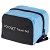 Cocoon Travel Set (3 pieces), light blue/black