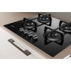 Indesit ING 61T/BK Black Built-in 59 cm Gas 4 zone(s)