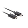 Lanberg | DisplayPort to HDMI Cable | DisplayPort Male | HDMI Male | DP to HDMI | 3 m