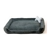 GO GIFT Lux graphite - pet bed - 95 x 70 x 9 cm