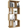 Bookcase FIESTA 4P 59.5x30x140 cm, artisan oak