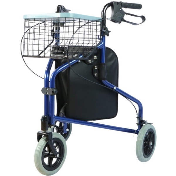 Practical tricycle walker with basket and ...
