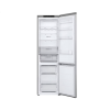 LG | Refrigerator | GBV3200CPY | Energy efficiency class C | Free standing | Combi | Height 203 cm | No Frost system | Fridge net capacity 277 L | Freezer net capacity 110 L | Display | 35 dB | Silver