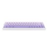 HERO84 HE White+Purple+Gradient+LIGHT JadeKing RGB AULA gasket keyboard
