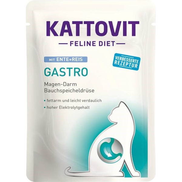 KATTOVIT Feline Diet Gastro Duck with ...