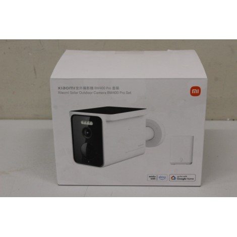 SALE OUT. Xiaomi Solar Outdoor Camera BW400 Pro Set | Xiaomi Solar Camera | BW400 Pro Set | 6 month(s) | Bullet | 4 MP | F1.6 | IP66 | Micro SD, Max. 256 GB | DEMO