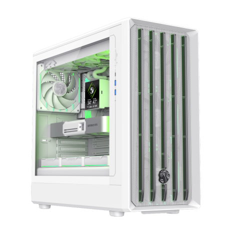 Gamemax Case | CLAW 460 WH | White | Mid-Tower | Power supply included No