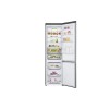 LG | Refrigerator | GBB72PZDMN | Energy efficiency class E | Free standing | Combi | Height 203 cm | No Frost system | Fridge net capacity 277 L | Freezer net capacity 107 L | Display | 36 dB | Silver