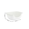 ROTHO Bella White - cat litter box