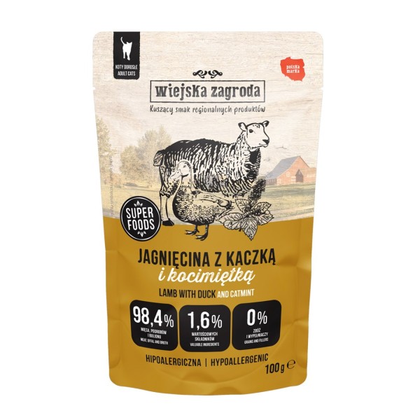 WIEJSKA ZAGRODA Lamb with duck and ...