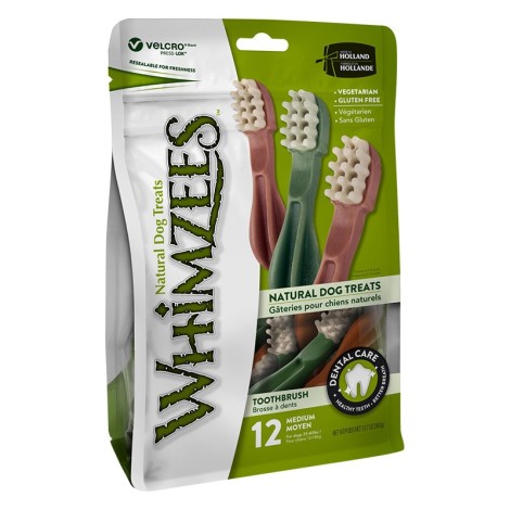 WHIMZEES Dog Chew Toothbrush M - 12 pcs.