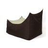 Tron brown-cream Sako bag pouffe XXL 140 x 90 cm