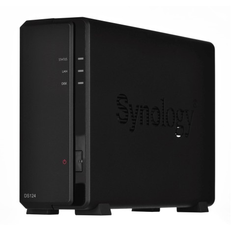 Synology DiskStation DS124 NAS/storage server Desktop Ethernet LAN Black RTD1619B