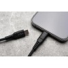FIXED Liquid Silicone Cable USB-C/USB-C, 0,5m, 60W, Black | Fixed