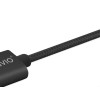 Savio CL-128 USB cable USB 2.0 1 m USB A USB C/Micro-USB A Black