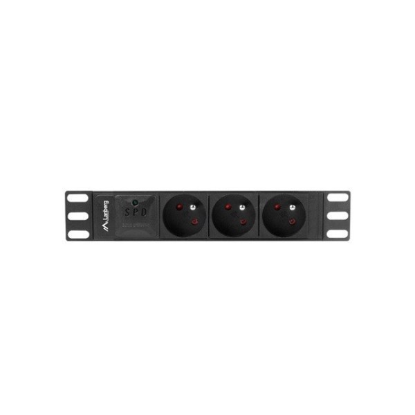 LANBERG 10" RACK POWER STRIP (1U, ...