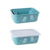 Stoneline | Awave Set of storage box | 21941 | Storage box | 3 pc(s) | Dishwasher proof | Turquoise