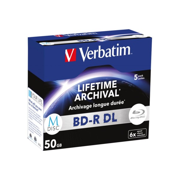 VERBATIM MDisc BD-R DL 6X 50GB ...