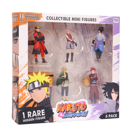 NARUTO SHIPPUDEN FIGURES - 6 PACK DELUXE EDITION VER. C