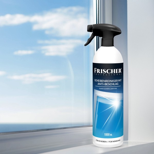 Frischer glass cleaner with anti-vapour function ...