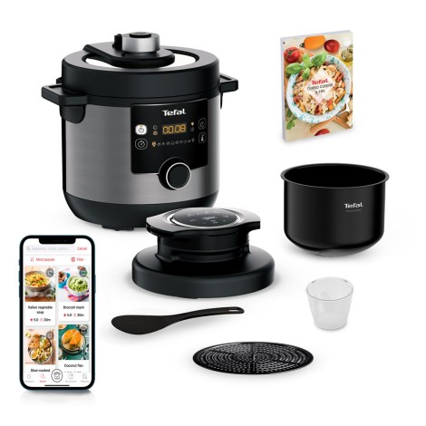 TEFAL | Turbo Cuisine and Fry Multifunction Pot | CY7788 | 1200 W | 7.6 L | Number of programs 15 | Black