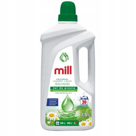 MILL Universal Laundry Gel 1.5 l (bulk pack of 8)