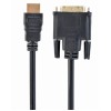 Gembird | HDMI 19pin male | DVI 18+1pin male | HDMI to DVI-D | 0.5 m