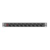 LANBERG RACK POWER STRIP 19" PDU 1U 9X SHUKO