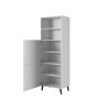 Cabinet ABETO 60x40x176.5 cm white/gloss white