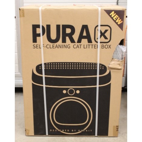 SALE OUT. PETKIT PURA X  Self-cleaning Cat Litter Box | PETKIT | Automatic self-cleaning litter box | PURA X | 50.4x53.5x64.6 cm | White | DAMAGED PACKAGING