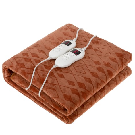 Camry | Electirc Heating Blanket with Timer | CR 7436 | Number of heating levels 8 | Number of persons 2 | Washable | Remote control | Super Soft Fleece/Polyester | 2x60 W
