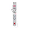 Activejet grey power strip with cord ACJ COMBO 5G/3M/BEZP. AUT/S