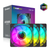 Gamemax | Case fan | KF300R BK | Black