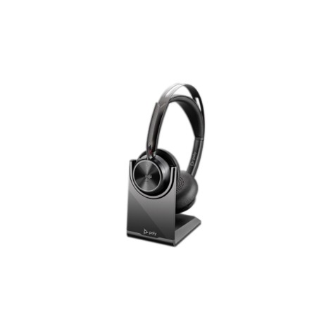 Poly Voyager Focus 2-M USB-C-C Headset USB-C/A Adapter Charging Stand