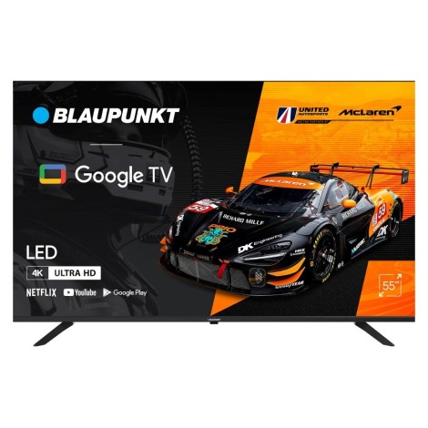 TV Blaupunkt 55UGC5500S 55" 4K Ultra HD DLED Google TV Wi-Fi Bluetooth Black