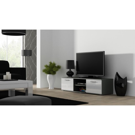 Cama TV stand SOHO 140 grey/white gloss