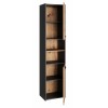 Topeshop S40 ANTRACYT/ARTISAN bathroom storage cabinet