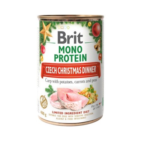 BRIT  Mono Protein Carp with potatoes - wet dog food - 400g