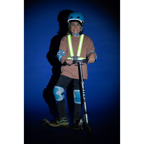 Micro Hulajnoga Sprite LED Silver Matt