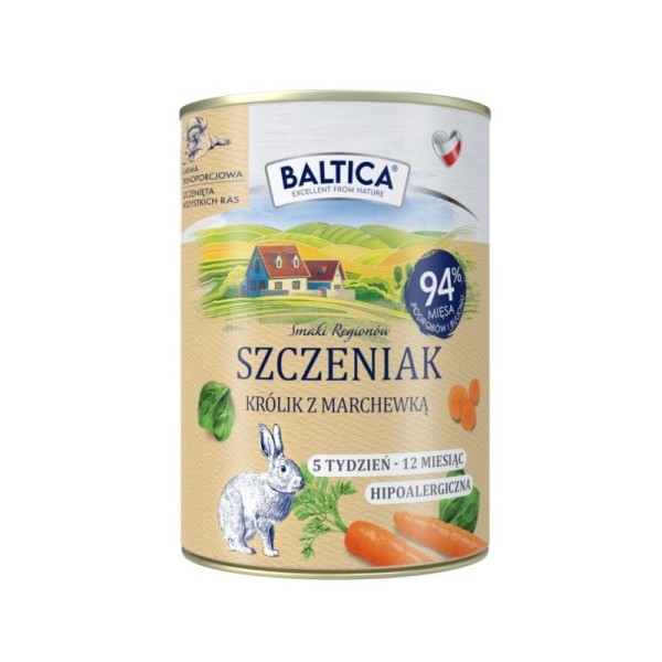 BALTICA SMAKI REGIONÓW Szczeniak Królik z ...