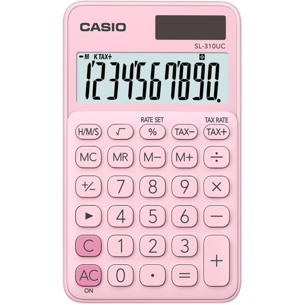 CASIO CALCULATOR POCKET SL-310UC PK PINK, ...