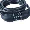 Bicycle cable with combination lock -YCC0/10/180/2 Black